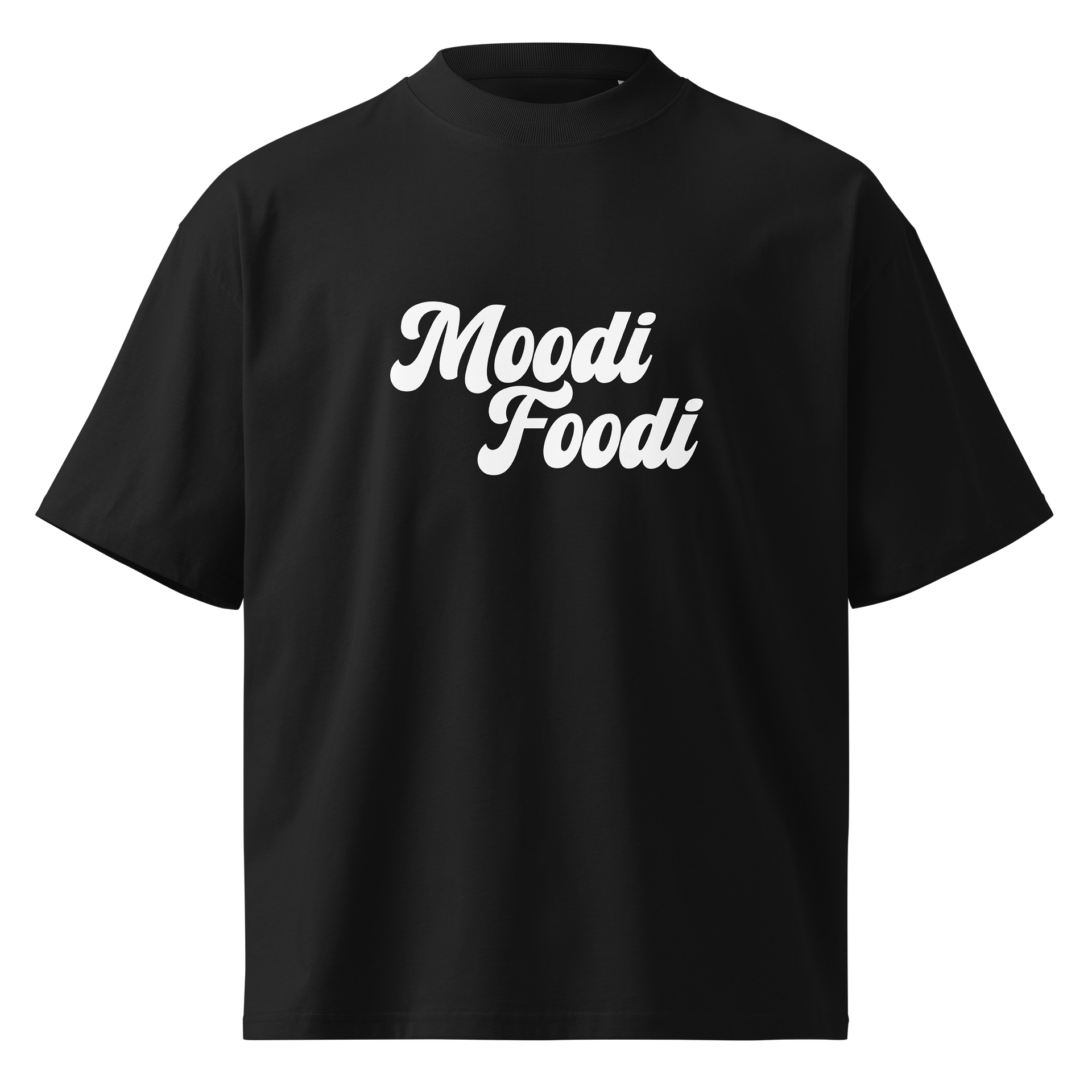 Moodi Foodi Originals – Organic Oversized Tee – Natural Feel - Mayo product image (1)