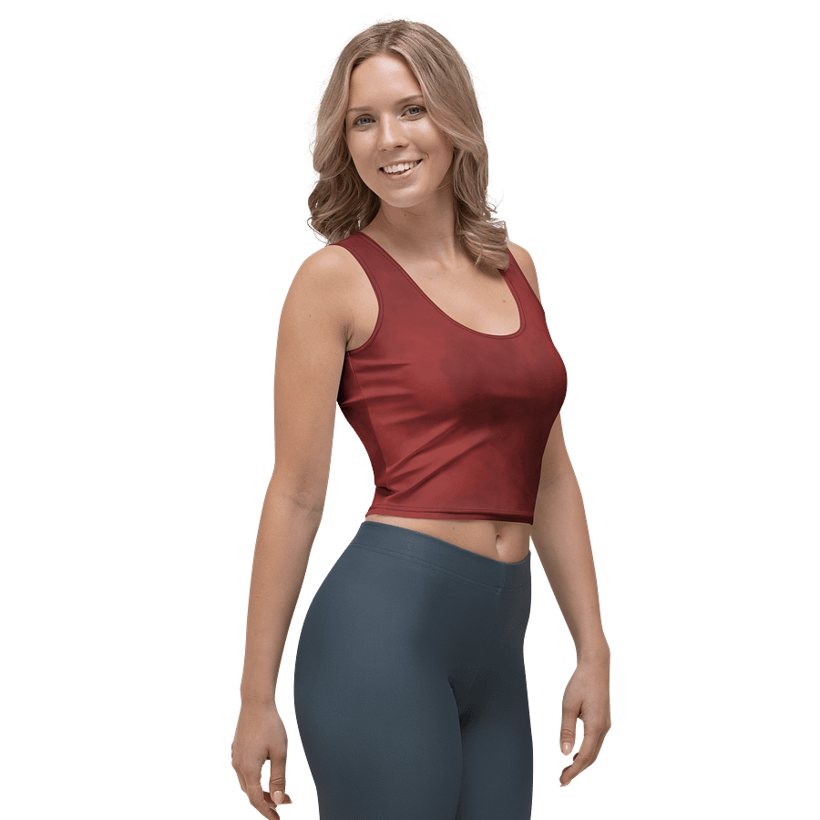 Crimson Cloud All-Over Crop Top product image (6)