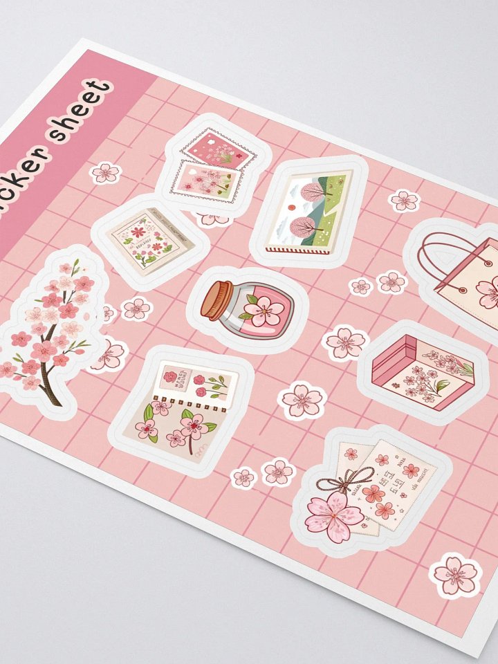 Cherry Blossom Delight Sticker Sheet product image (2)