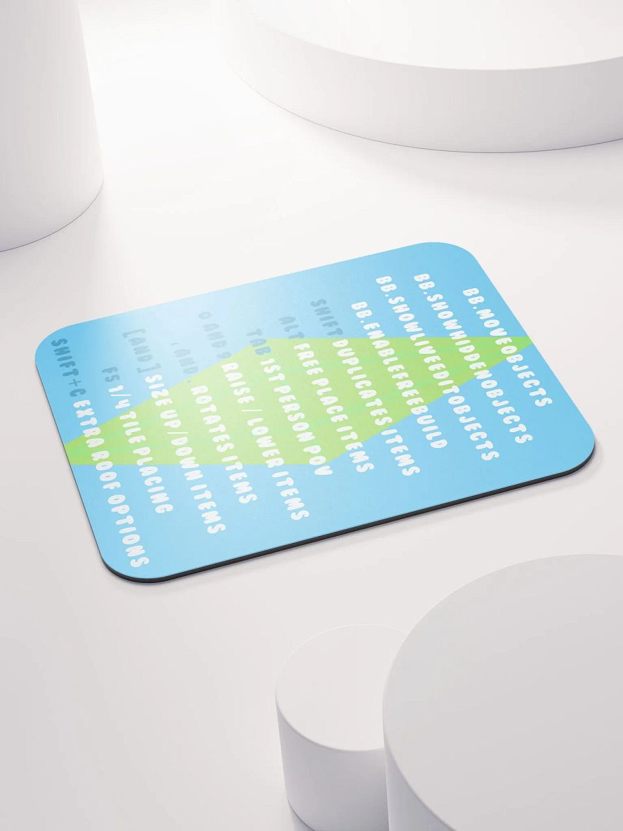 Blue Cheat Sheet Mousepad product image (4)