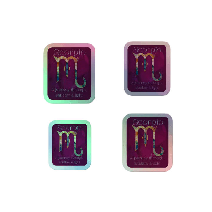 Scorpio Purple Holo Sticker Pack product image (2)