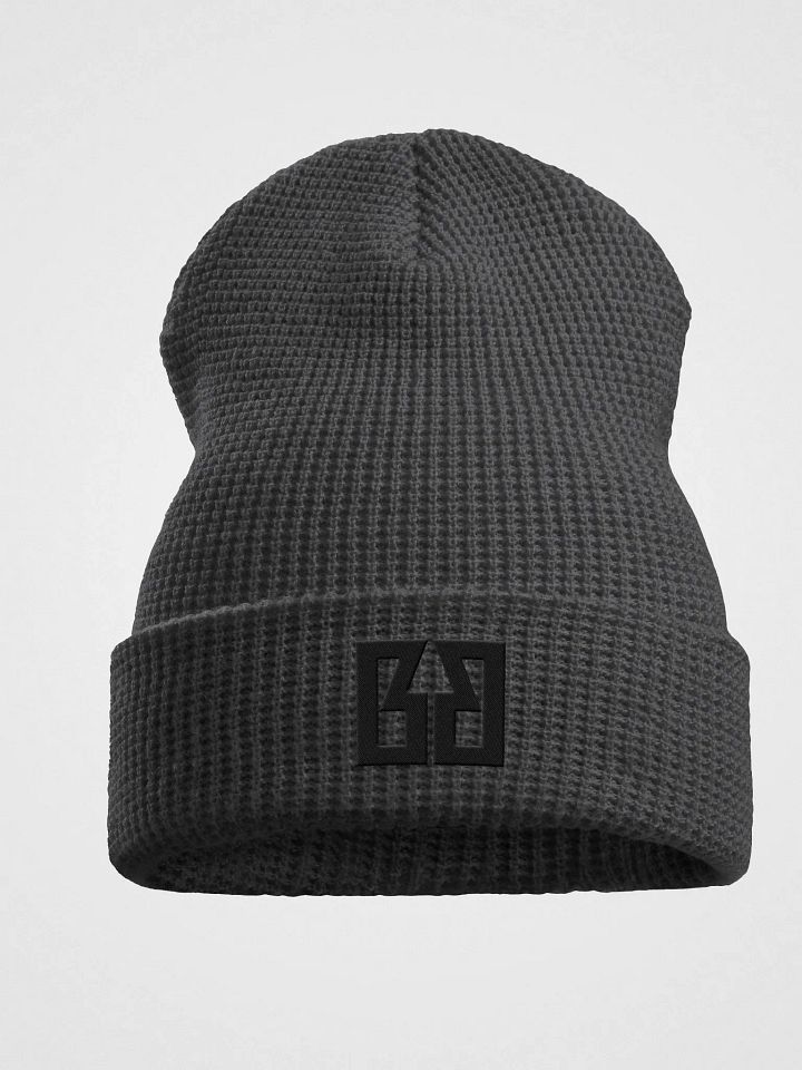 Logo Waffle Beanie (Charcoal) product image (1)