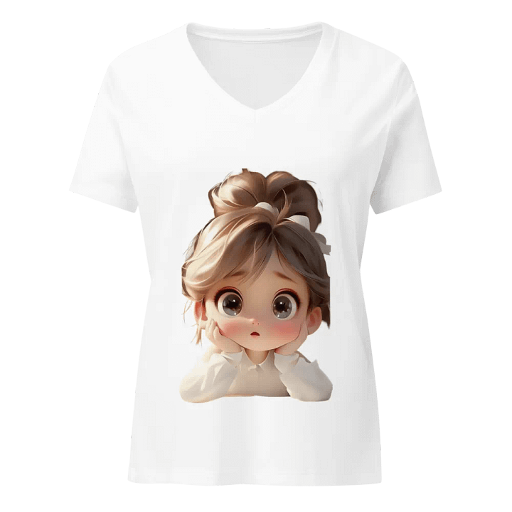 Bella+Canvas Women's Relaxed V-Neck T-Shirt product image (1)