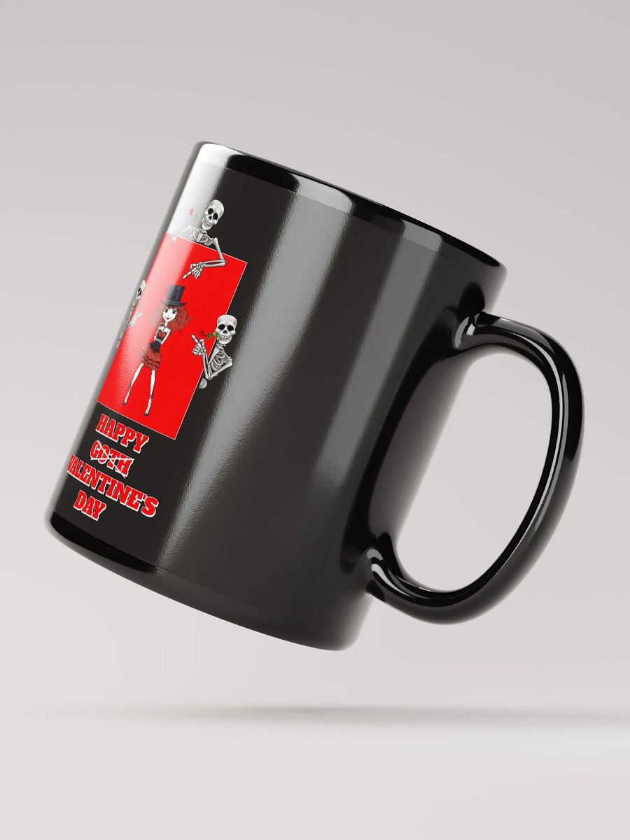 Happy Goth Valentine's Day Black Mug product image (11)