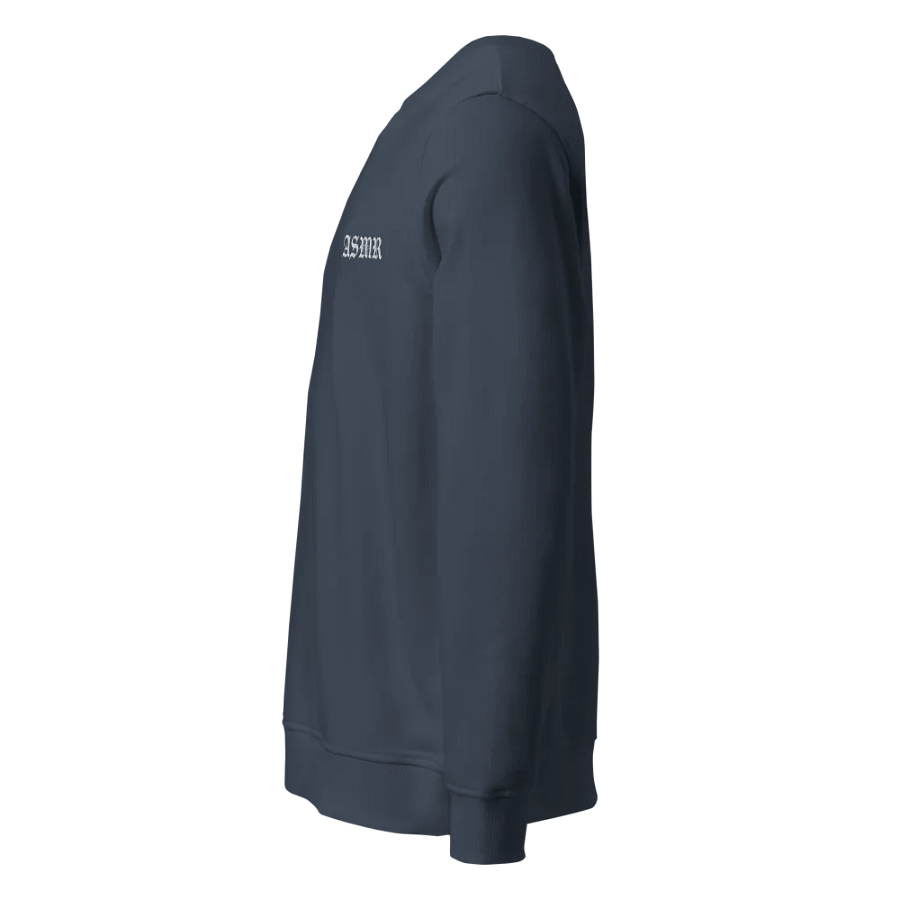 ASMR Embroidery Sweatshirt Blue product image (3)