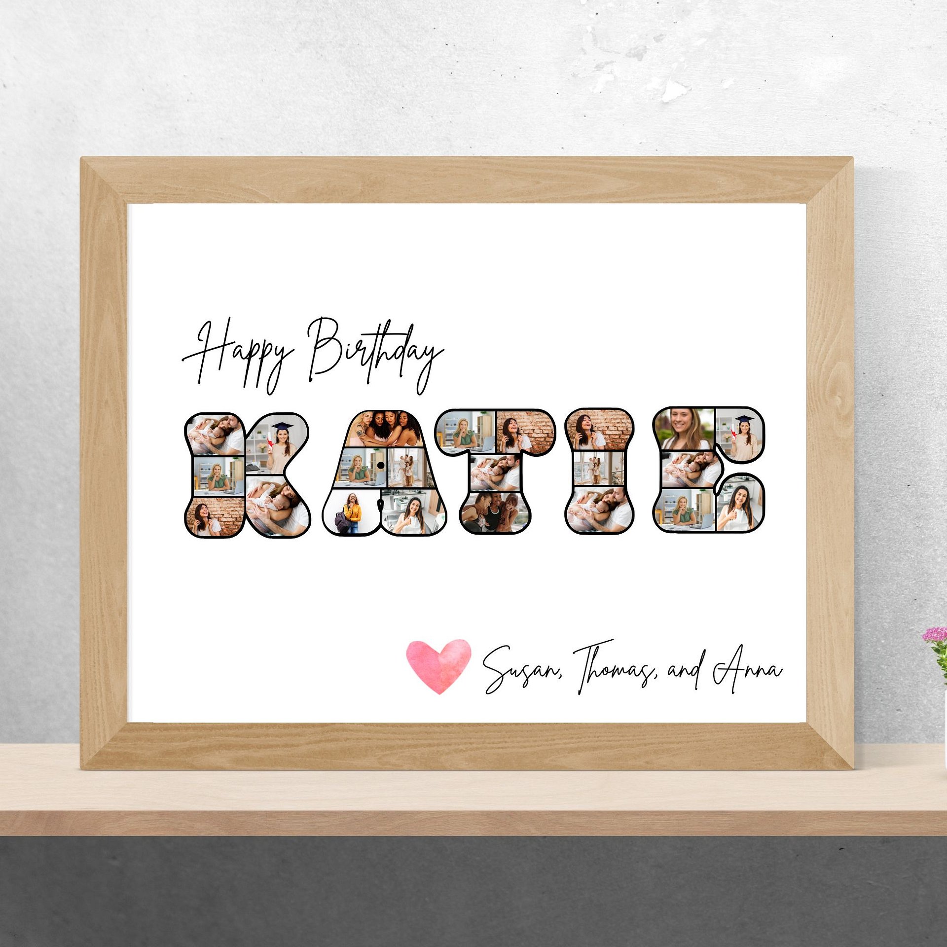 Fat and Fun Alphabet (A - Z) Multiple Frames Canva Templates product image (2)