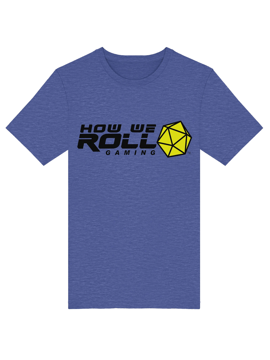 How We Roll Gaming T-shirt (black logo) product image (1)