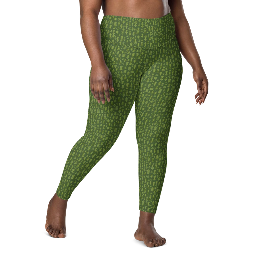 More Trees Please Leggings with Pockets - Green product image (6)