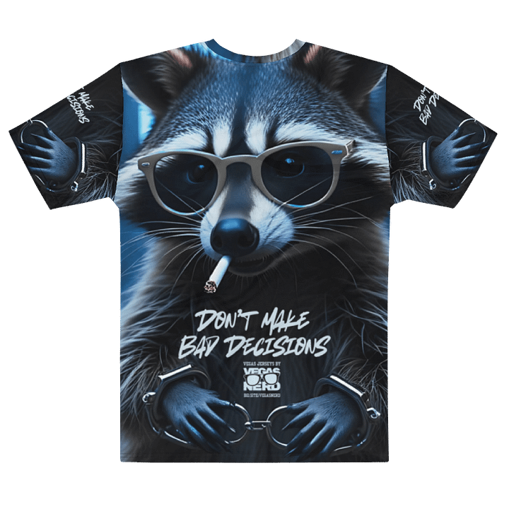 Don't Make Bad Decisions - AOP Polyester Unisex Tee product image (2)