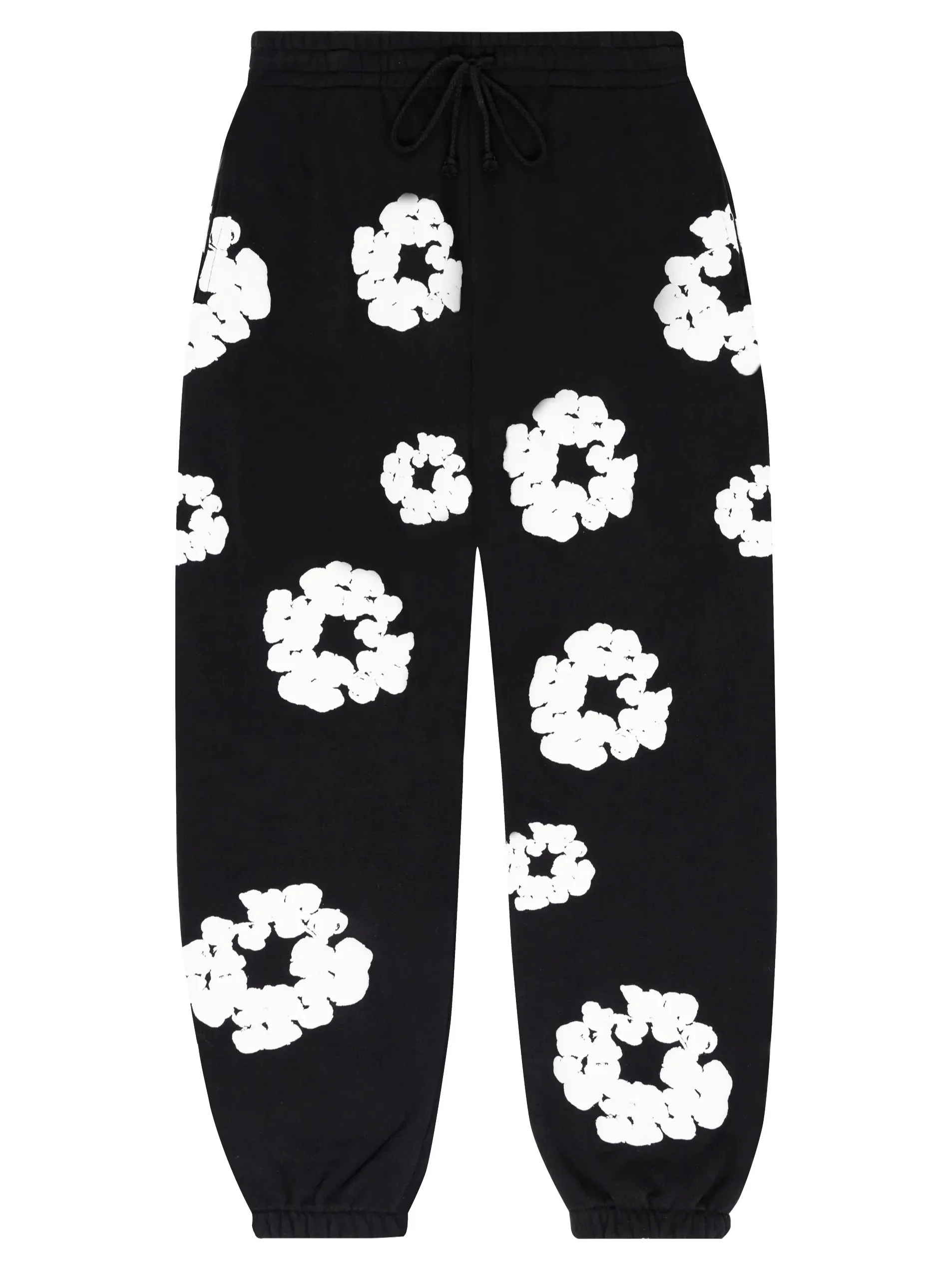 Denim Tears Cotton Wreath Sweatpants Black product image (1)