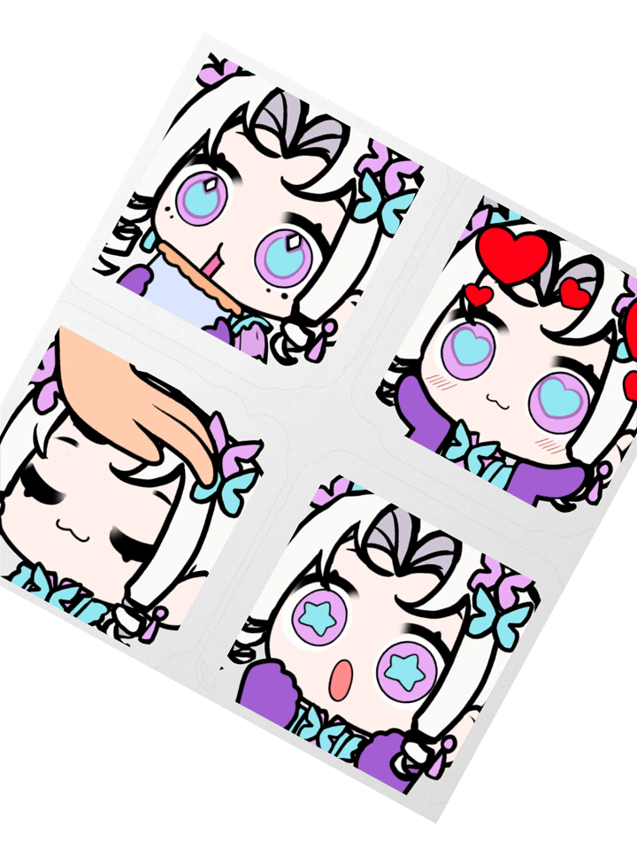 Pixie Emote Sticker Sheet 1 product image (2)