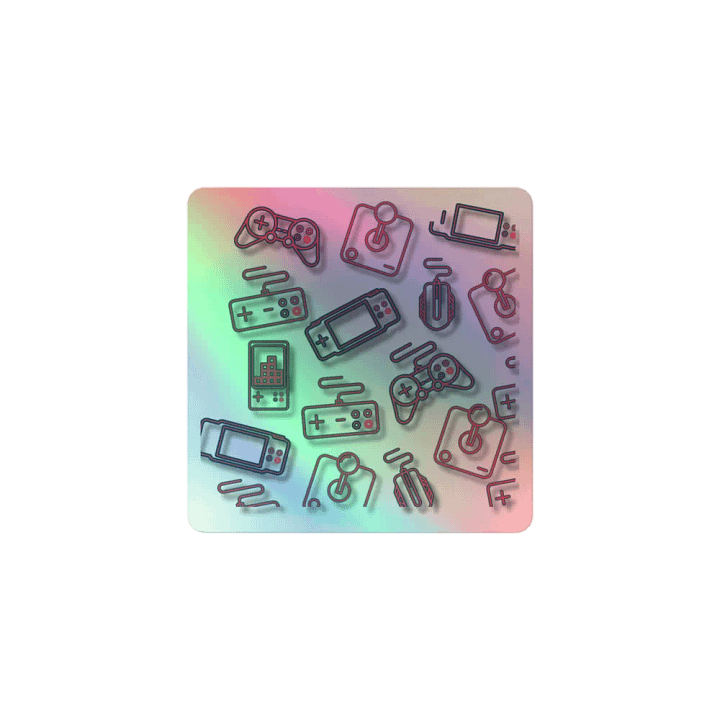 Gamer Holo Sticker product image (1)