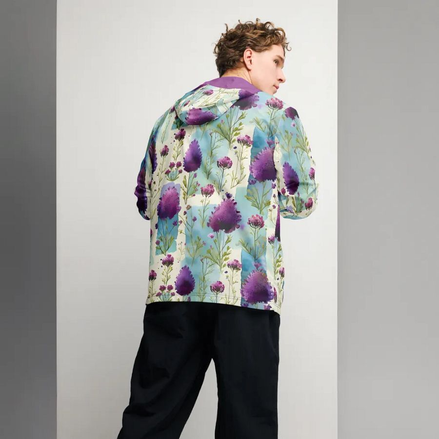 Violet Adventure All-Over Print Windbreaker product image (4)