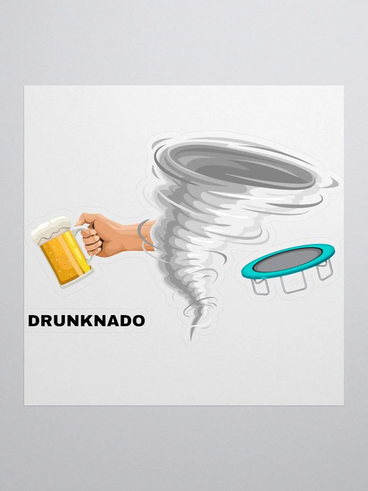 Drunk Tornado Sticker product image (1)