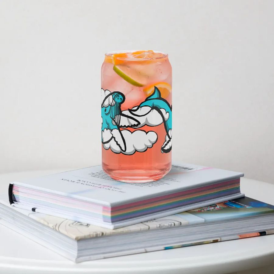 sky humpback whale can-shaped glass product image (4)