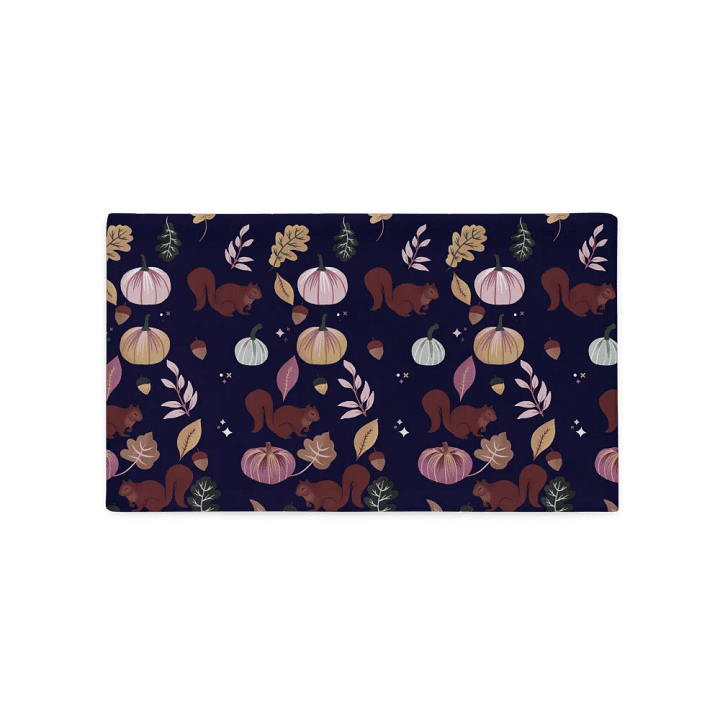 Pumpkins & Friends Deep Blue • Pillow Case product image (2)