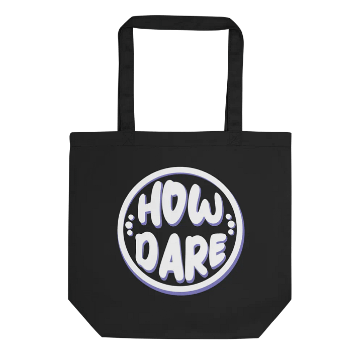 Neon Lilac How Dare Tote product image (1)