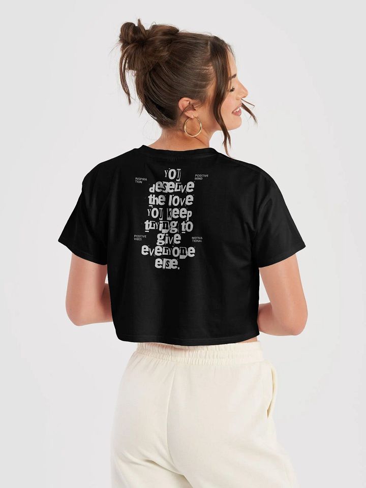 You Deserve Love Crop Tee product image (1)