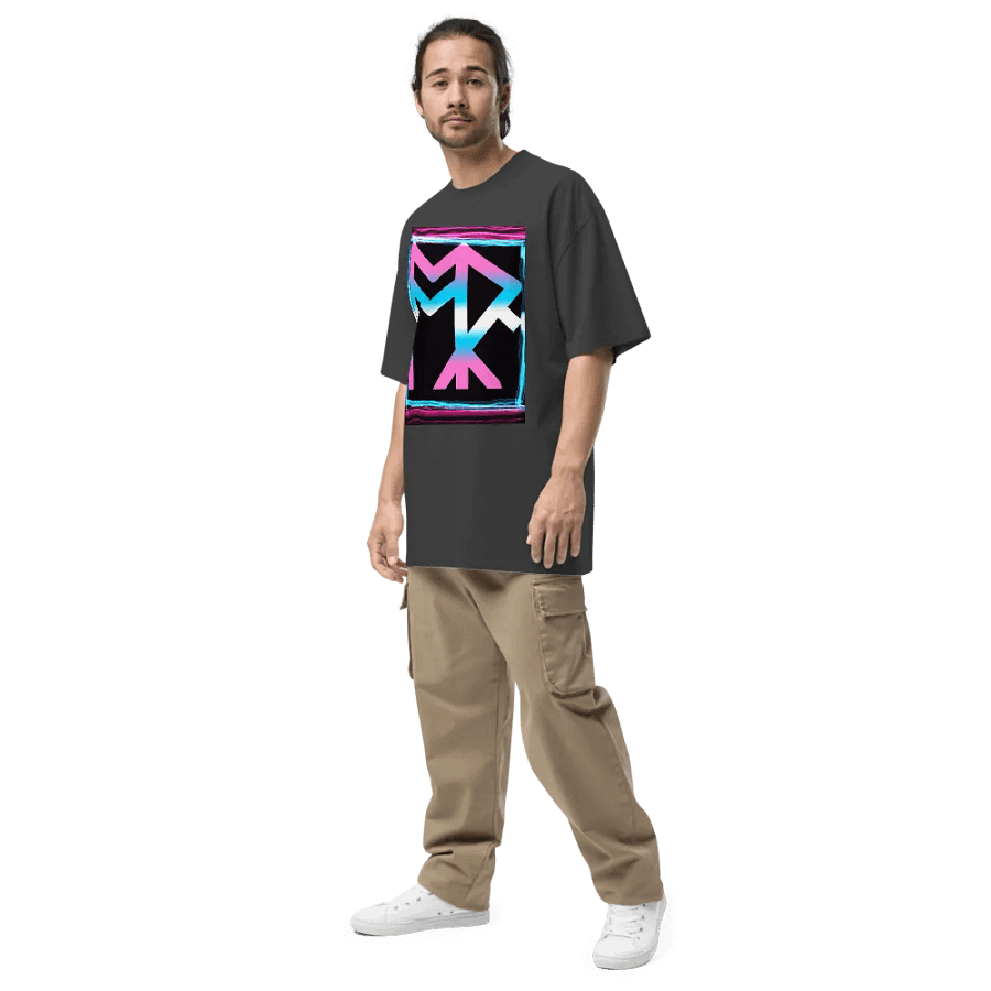 ToRk Rune Oversized Faded T-Shirt (Trans Tones) product image (8)