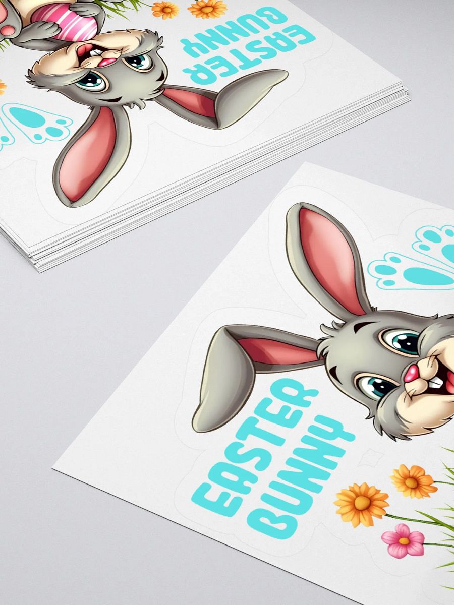 Easter Bunny and Easter Eggs Sticker product image (12)