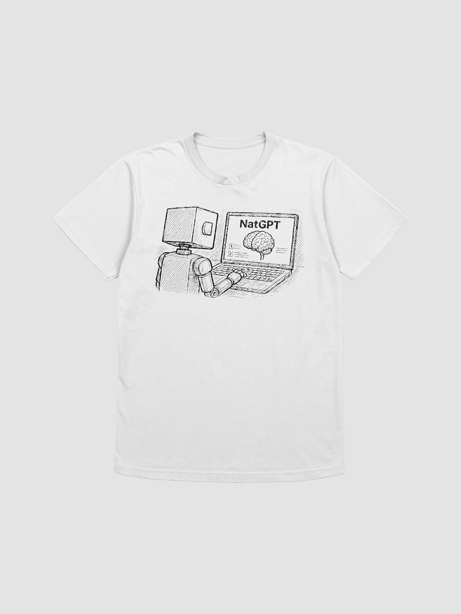 NatGPT: Check Important Info - White Tee product image (3)