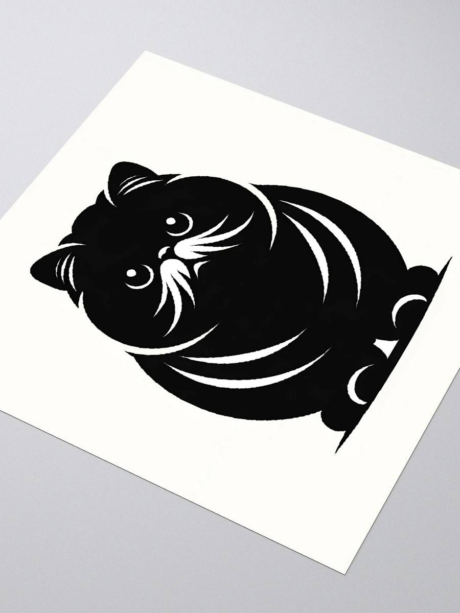 Kiss Cut Stickers: Exotic Shorthair Monochrome product image (3)