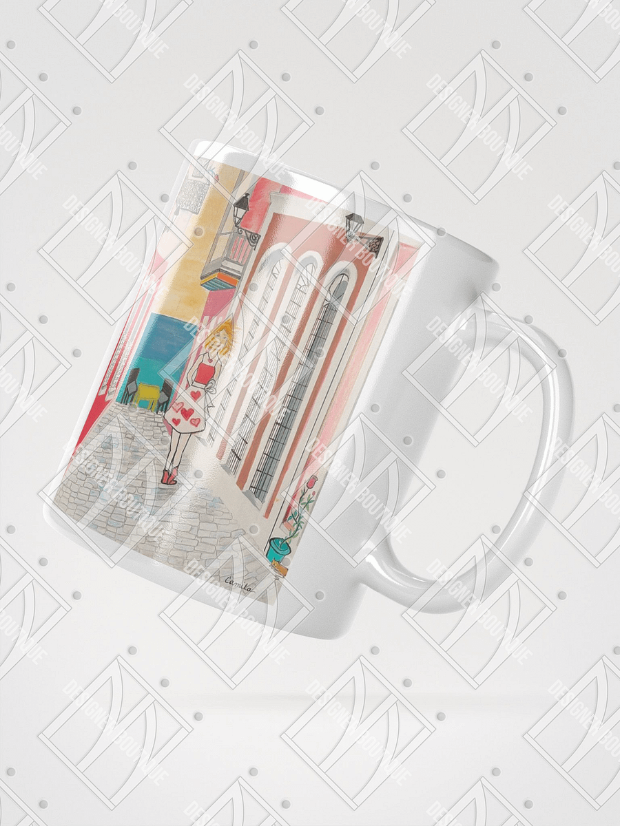 NN Designer Boutique x Camila Arraiza: Mug(Redhead) – Love is Brewing in Old San Juan product image (3)