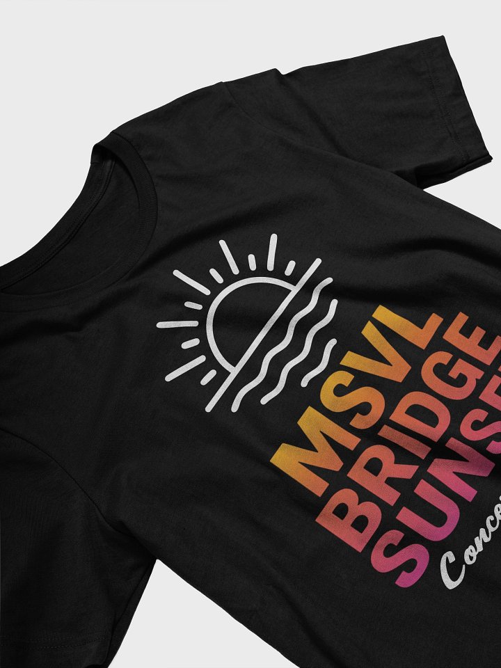 MSVL Sunset Tee (Black) product image (2)