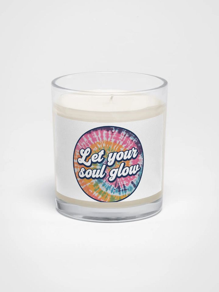 Soul Glow Tie-Dye Soy Wax Candle product image (1)