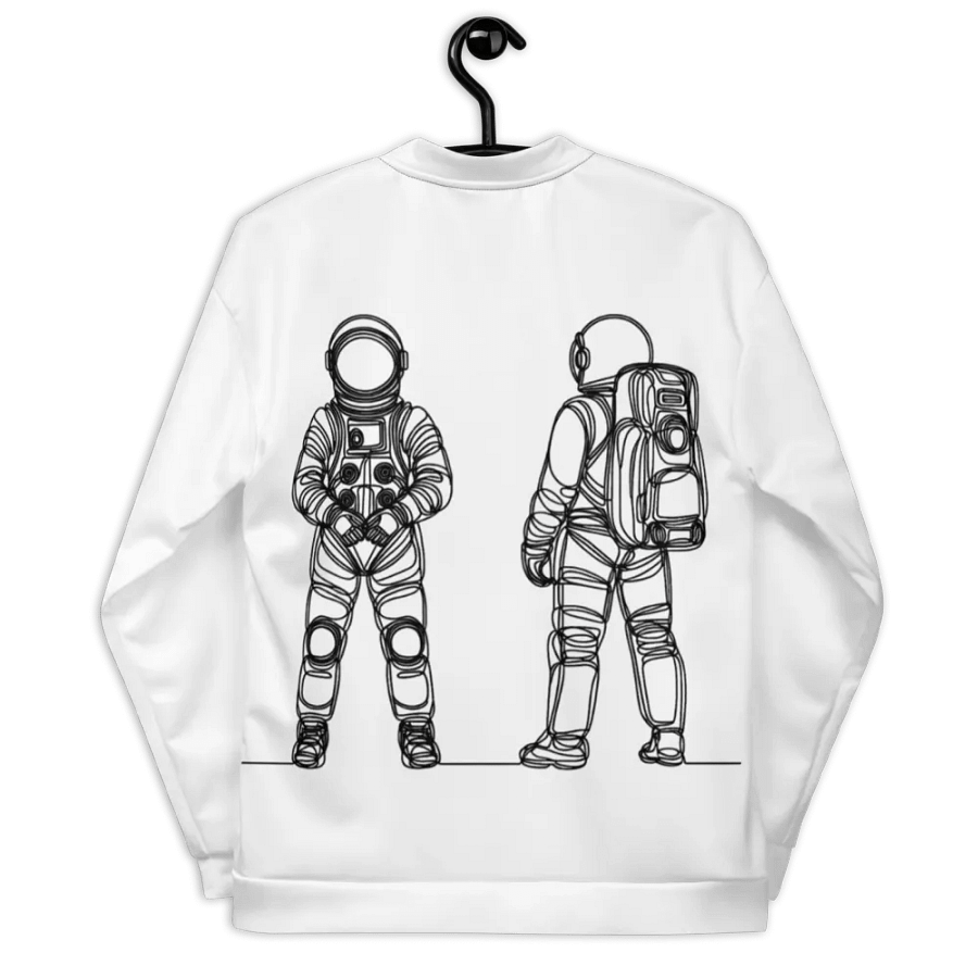Galactic Explorer LIne Art All-Over Bomber Jacket product image (4)