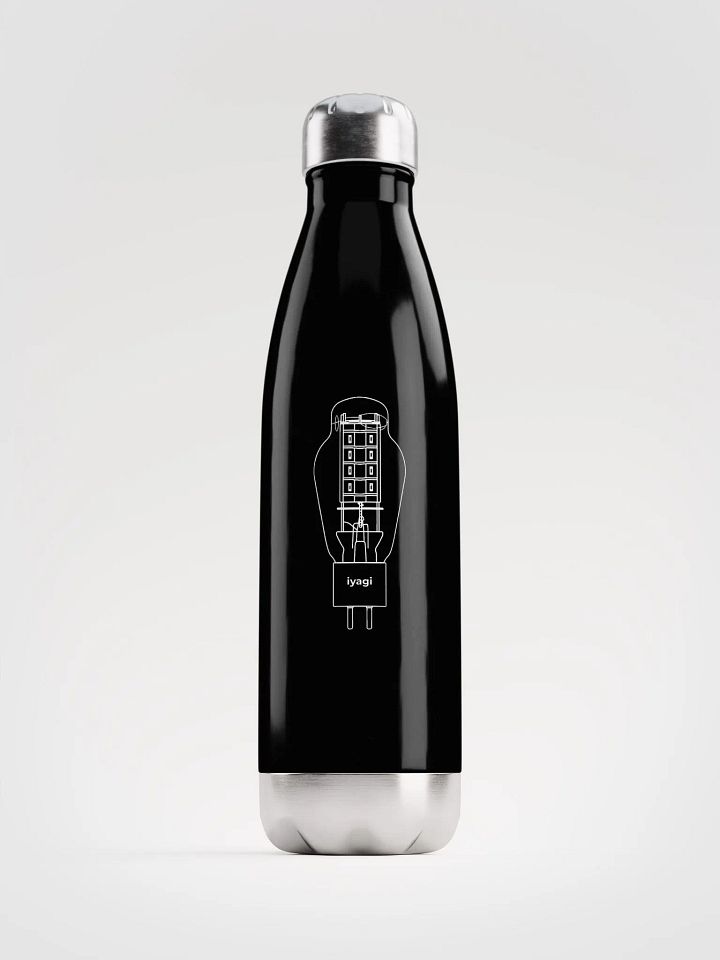 iyagi 300B Tube Stainless Steel Water Bottle (black) product image (1)