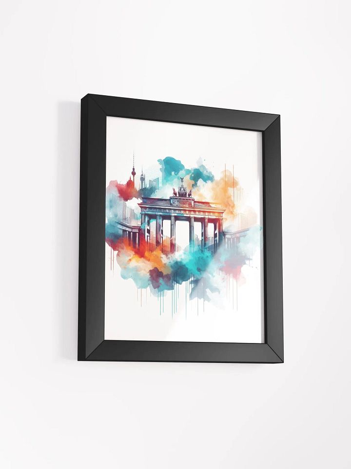 Framed High-Quality Matte Poster (in) | AI Design: Berlin Cityscape Creations product image (3)