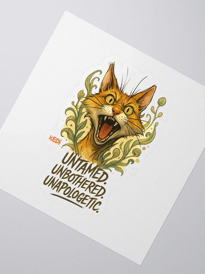 Untamed Cat Collection Kiss Cut Stickers product image (2)