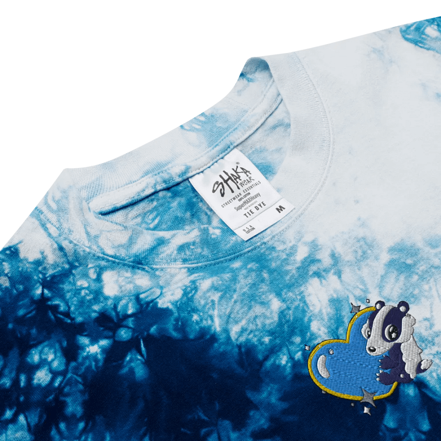 BADGERx BLUE HEART TIE-DYE TEE product image (7)