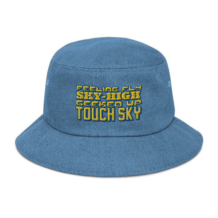 Sky-High Denim Bucket Hat-Geeked product image (1)