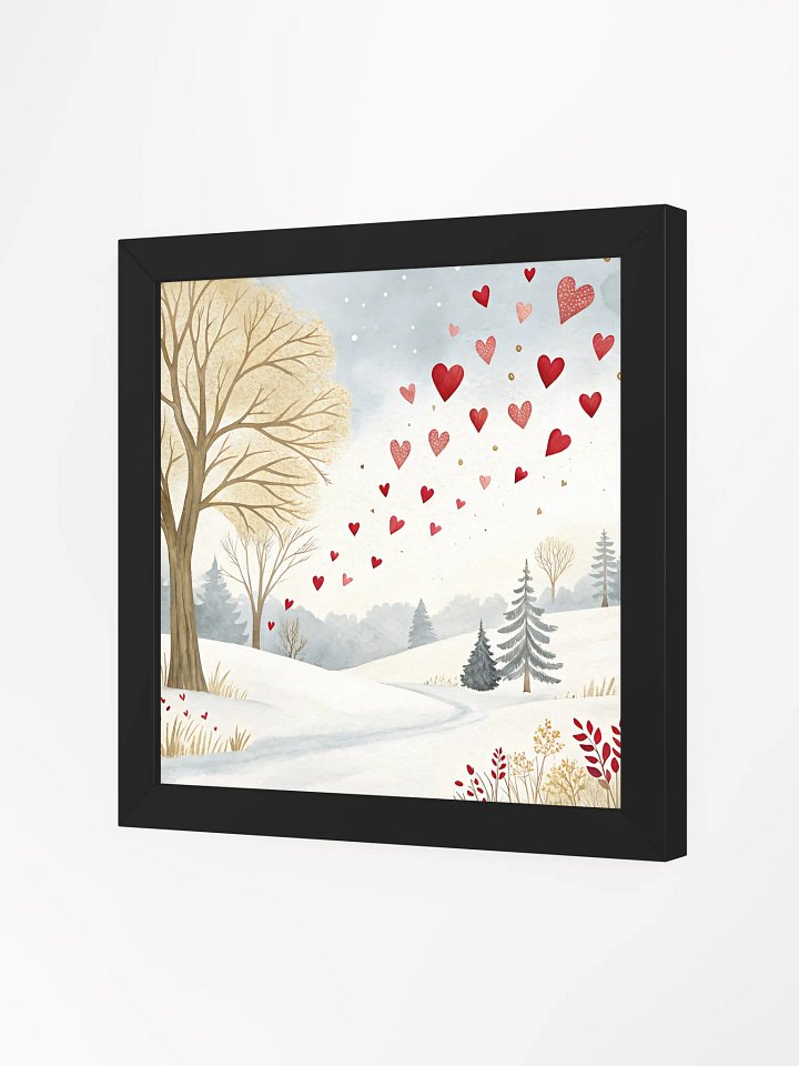 Whimsical Winter Love - Framed Matte Poster product image (26)