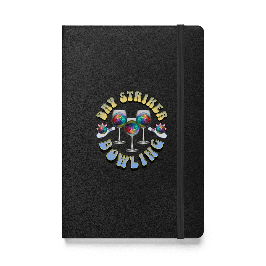 Day Striker Bowling Wine Glass Hardcover Journal product image (1)