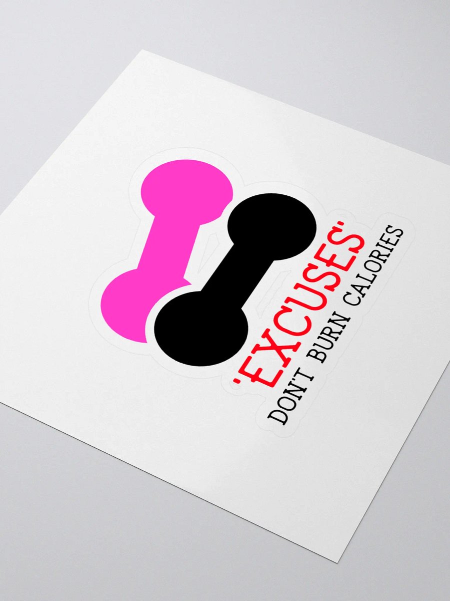 No More Excuses Wrench Sticker product image (3)