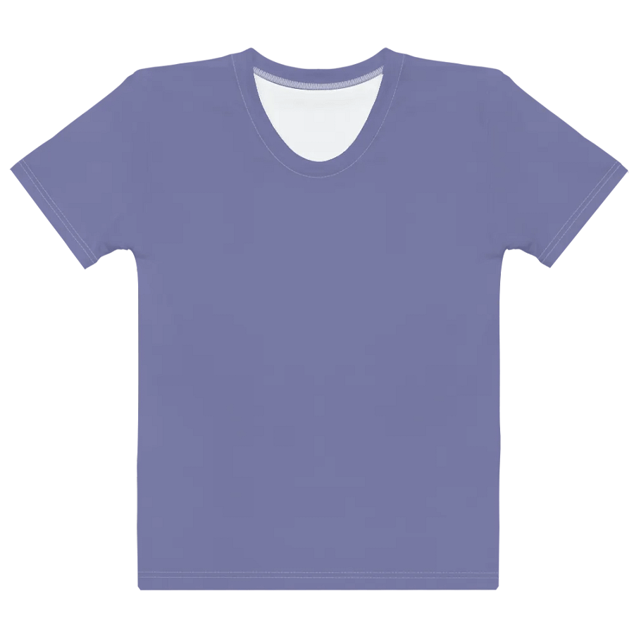 Plain Purple Soft Summer Women's Crewneck Polyester Heavyweight Premium T-Shirt by Treasure Pie product image (10)
