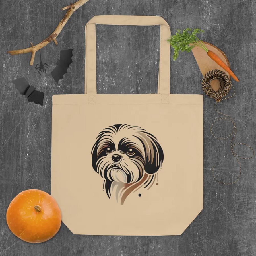 Shih Tzu Chic: Minimalist Tote Bag product image (5)