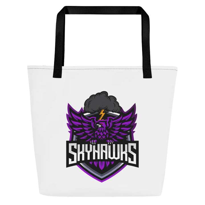 Skyhawks Logo #2 Large Tote Bag w/ Pocket product image (1)