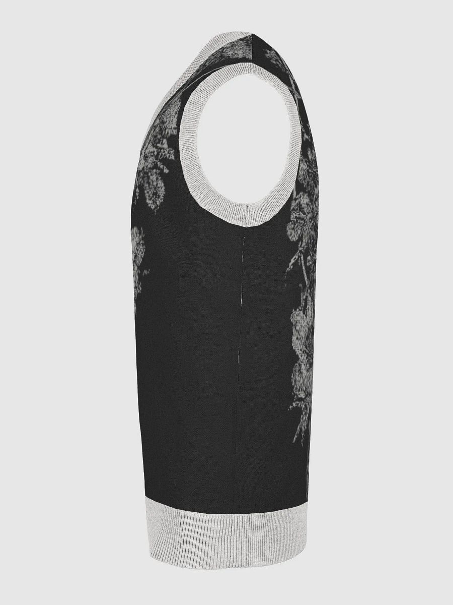 Skull Blossom Knitted V-Neck Vest product image (5)