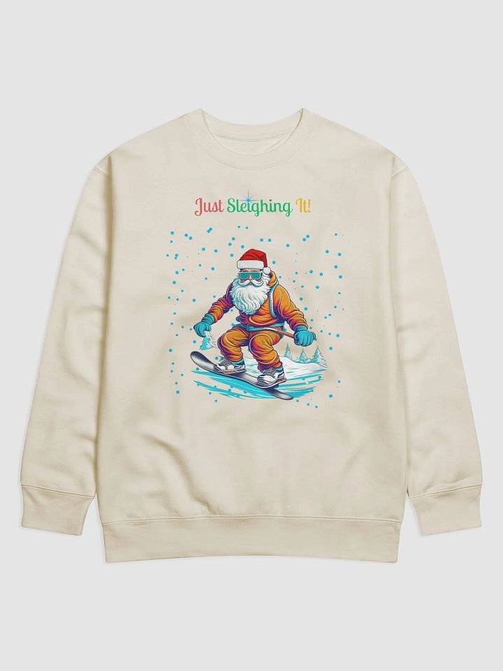 Santa Claus Snowboarding Sweatshirt product image (6)