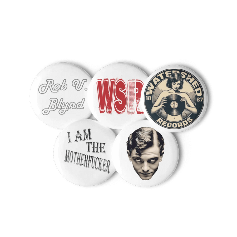 Watershed Records Pin Badge Set product image (11)