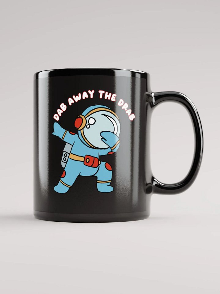 Space Dab Black Glossy Mug product image (1)