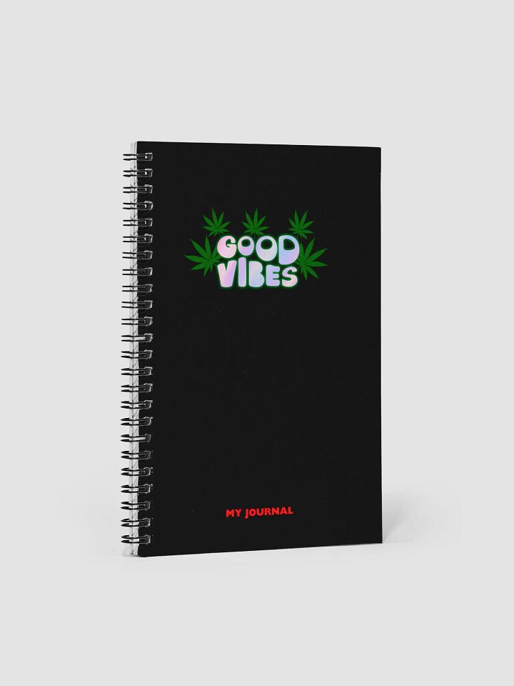 Cannabis Leaf Spiral Notebook product image (1)