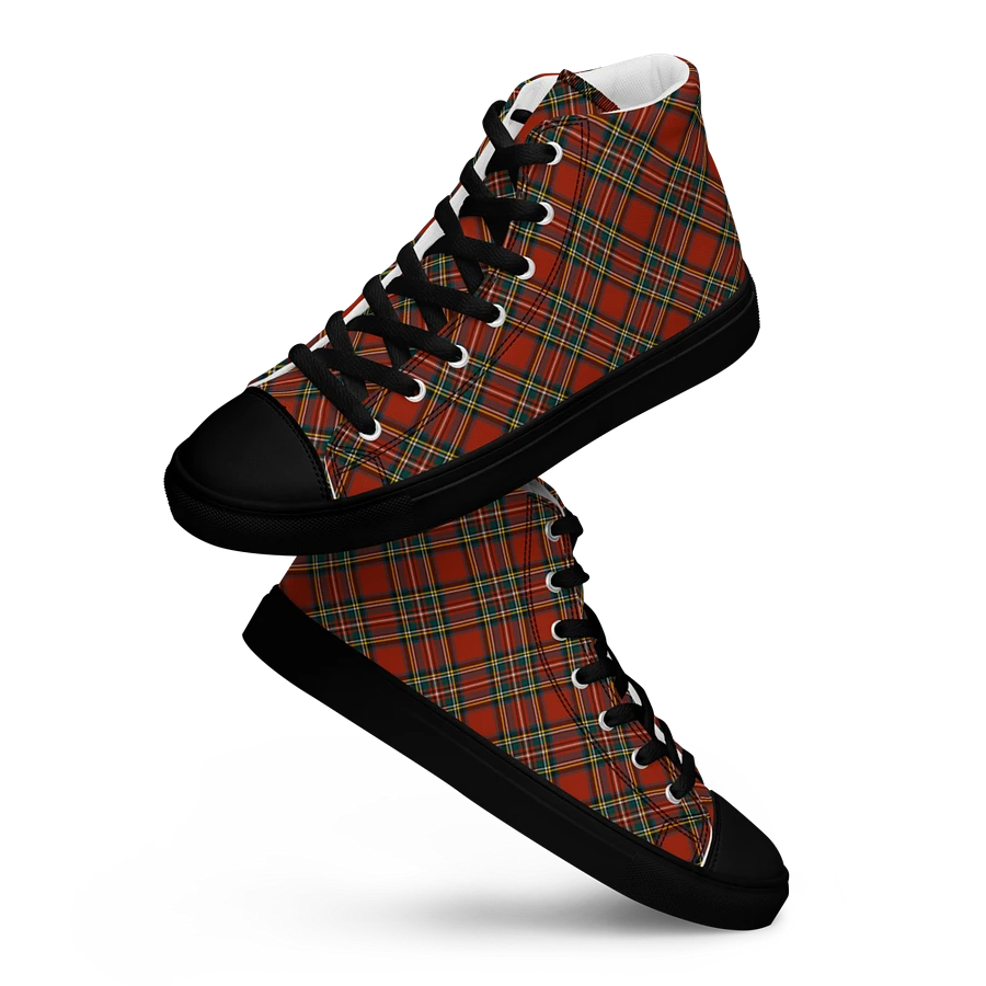 Royal Stewart Tartan Men's High Top Shoes product image (13)