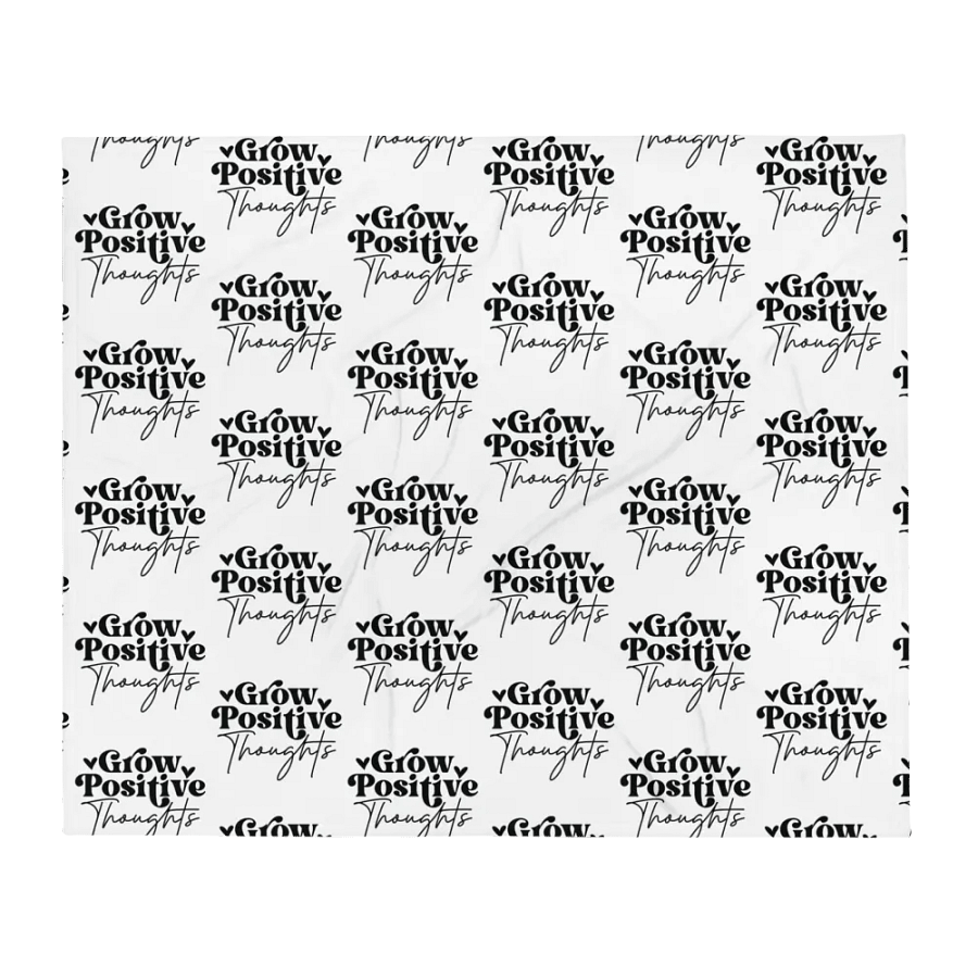 Grow Positive Thoughts Blanket product image (1)