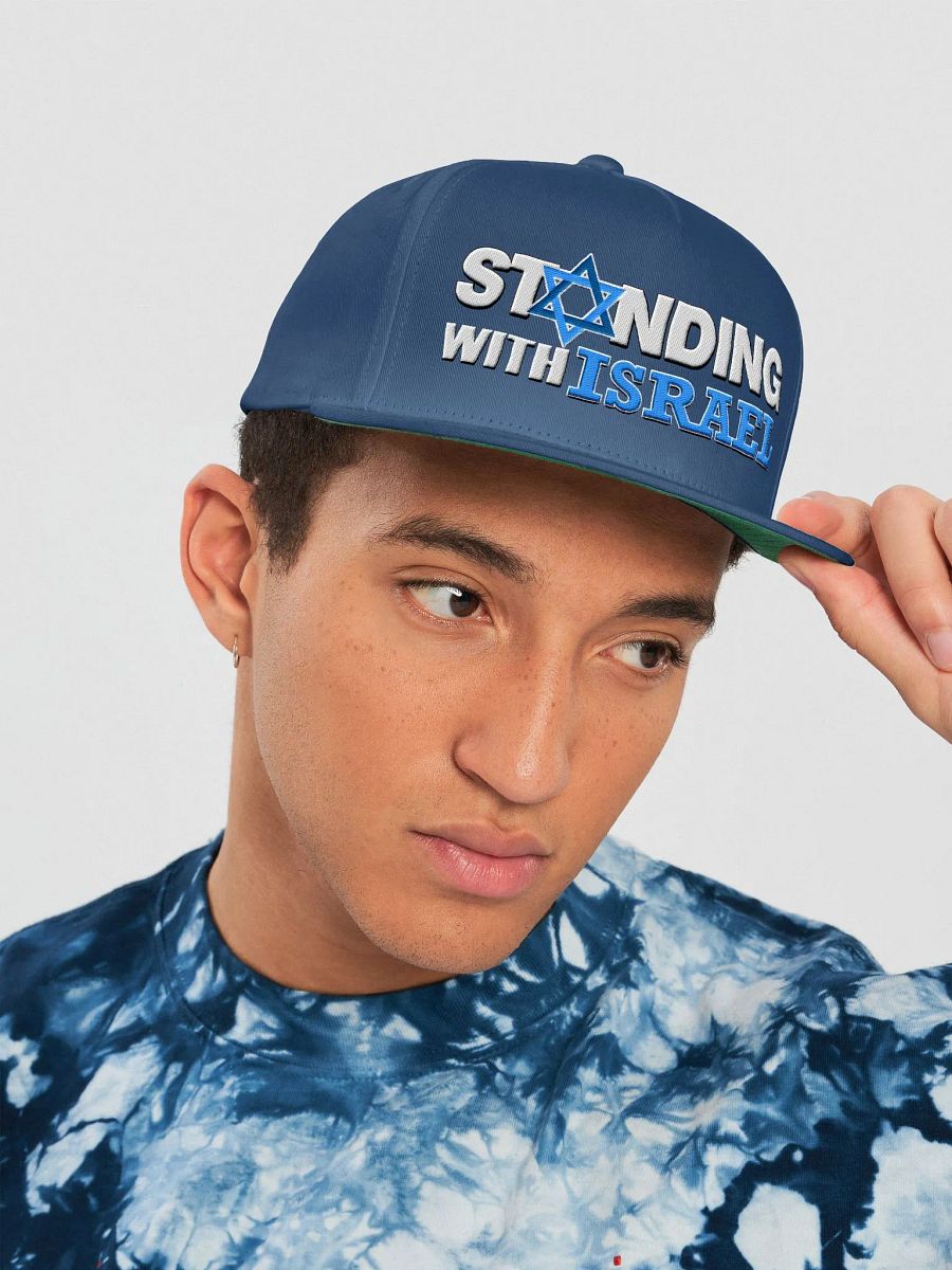"STANDING WITH ISRAEL" SNAPBACK CAP product image (2)