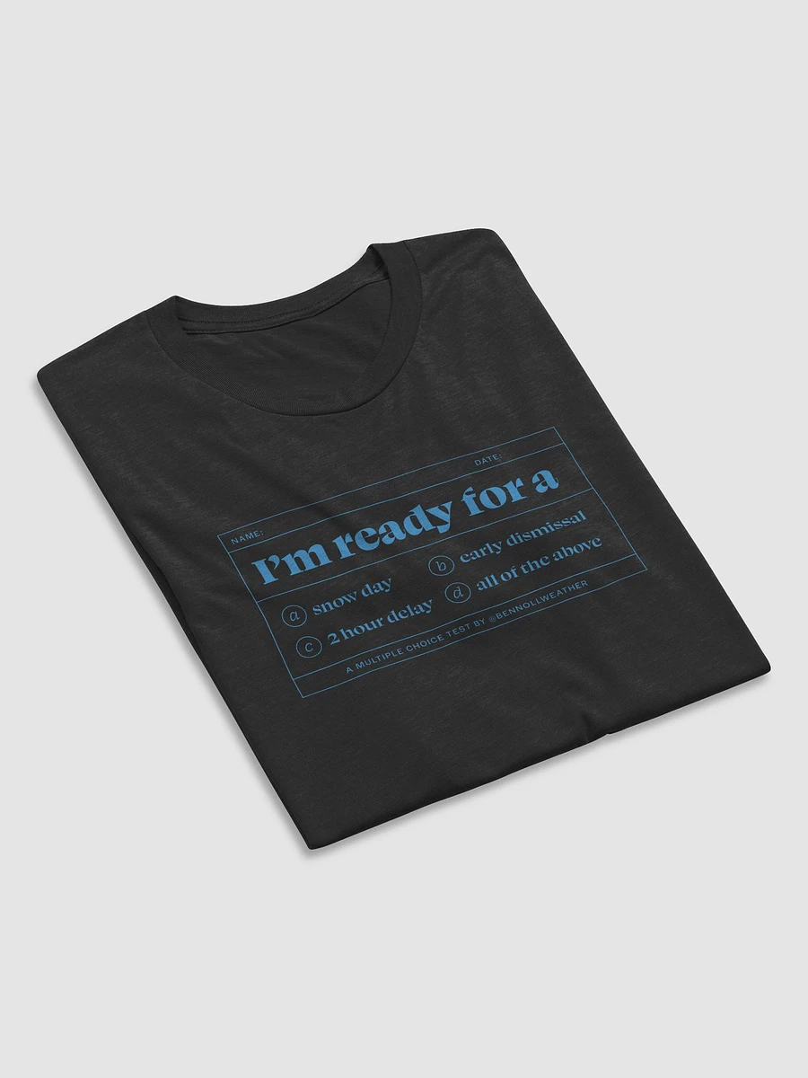 I'm ready t-shirt ❄️ (blue logo) product image (5)
